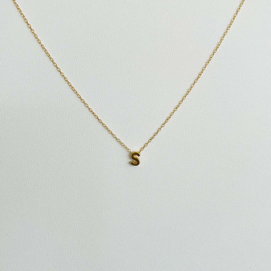 Alphabet Pendant Necklace