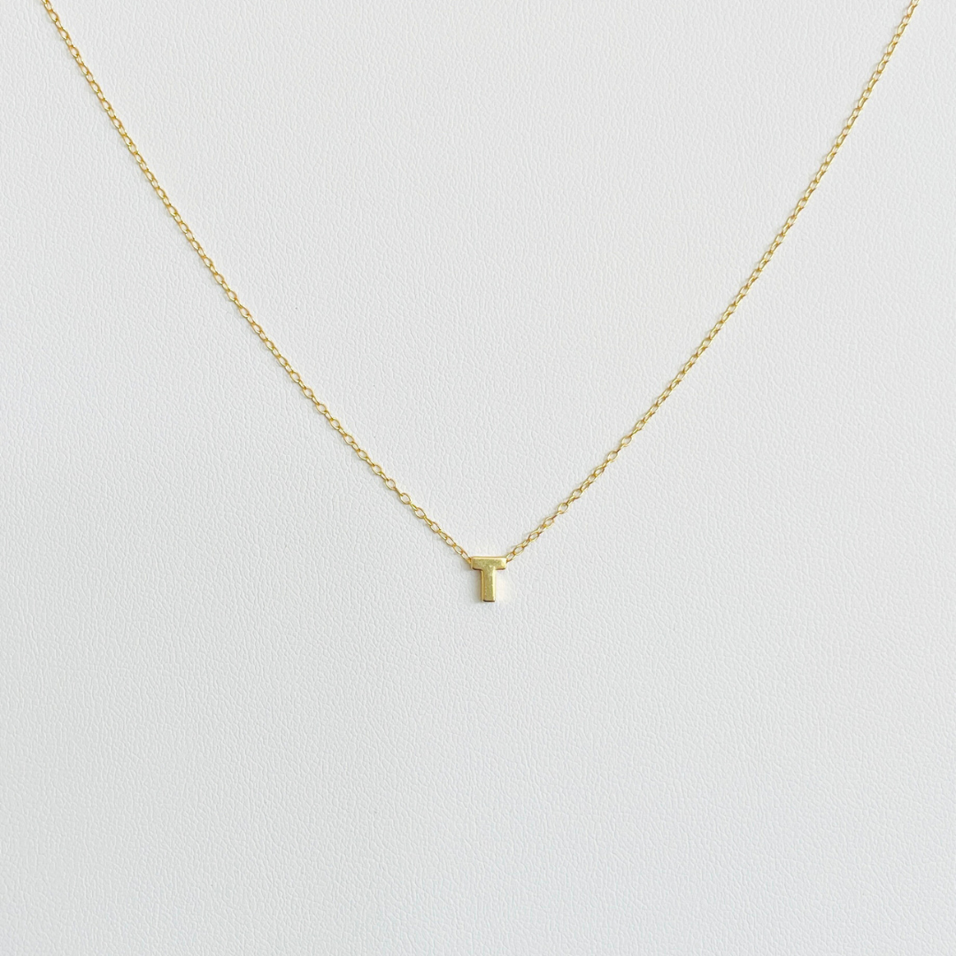 Alphabet Pendant Necklace