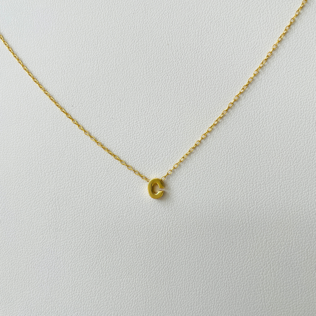 Alphabet Pendant Necklace