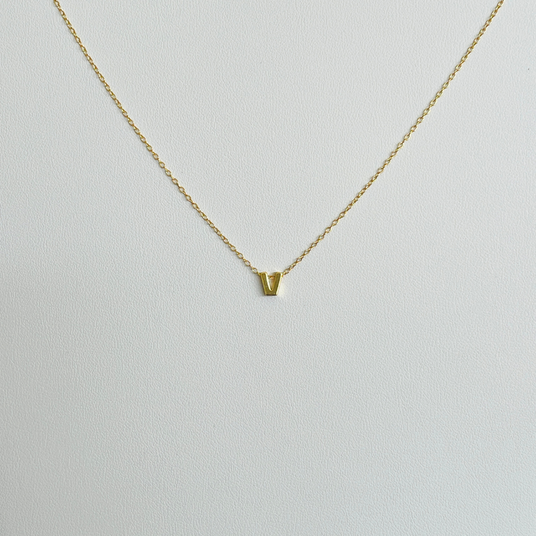 Alphabet Pendant Necklace