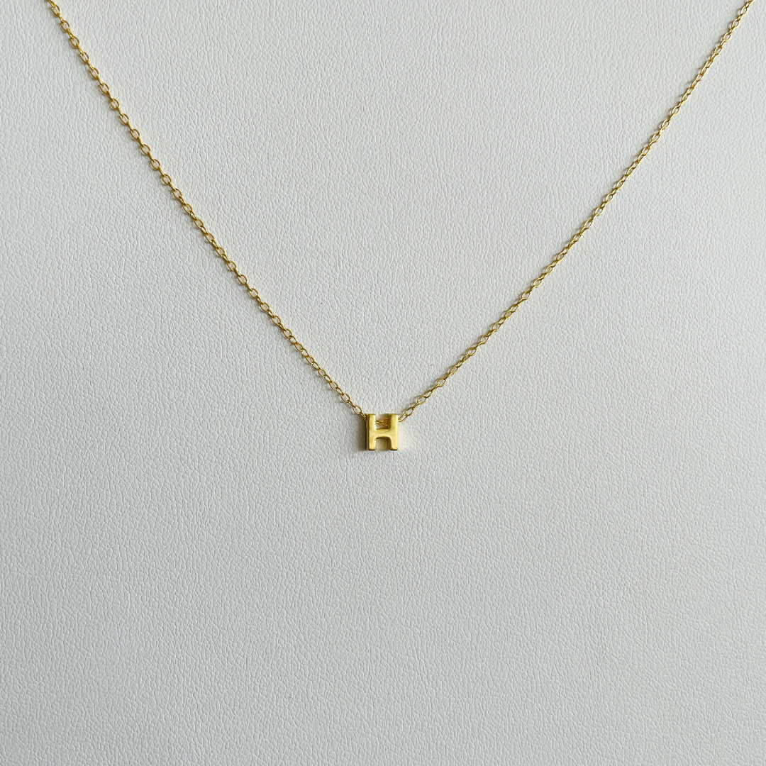 Alphabet Pendant Necklace