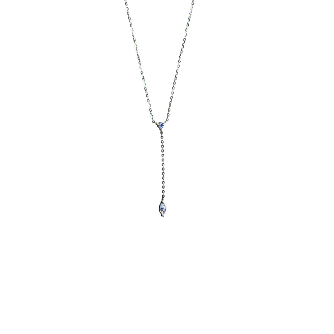 Marquise Drop Pendant Necklace