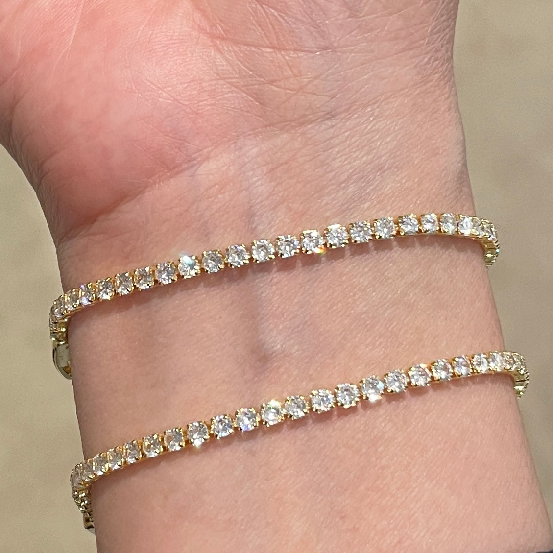 CAMILLE MEDIUM 2mm tennis bracelet
