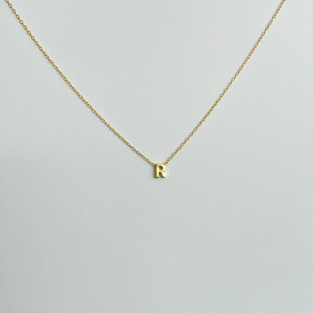 Alphabet Pendant Necklace