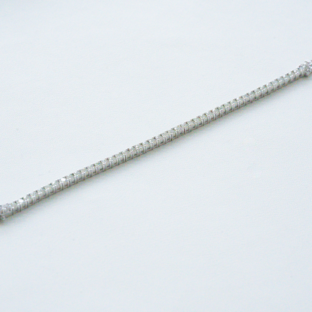 MOISSANITE Tennis Bracelet - Silver (3mm each)