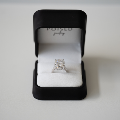 Cushion Cut Moissanite ring