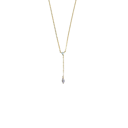 Marquee Drop Pendant Necklace