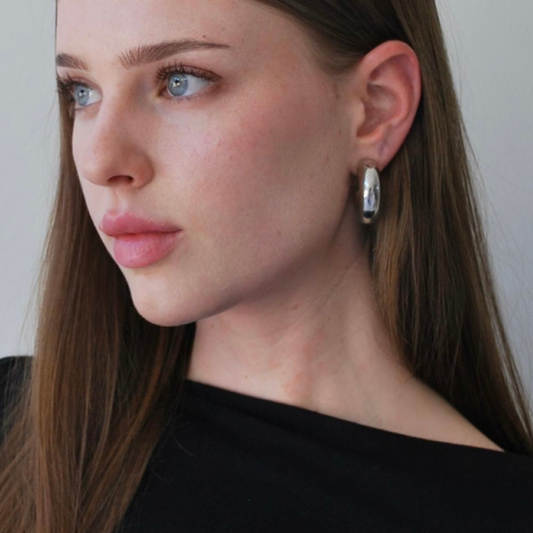 THICK Hoop Earrings