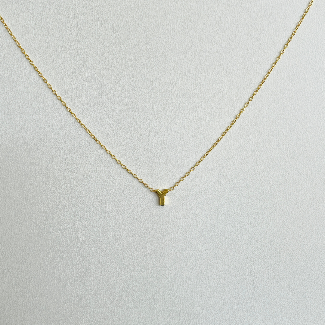 Alphabet Pendant Necklace