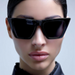 MILAN Square Cat-Eye Sunglasses