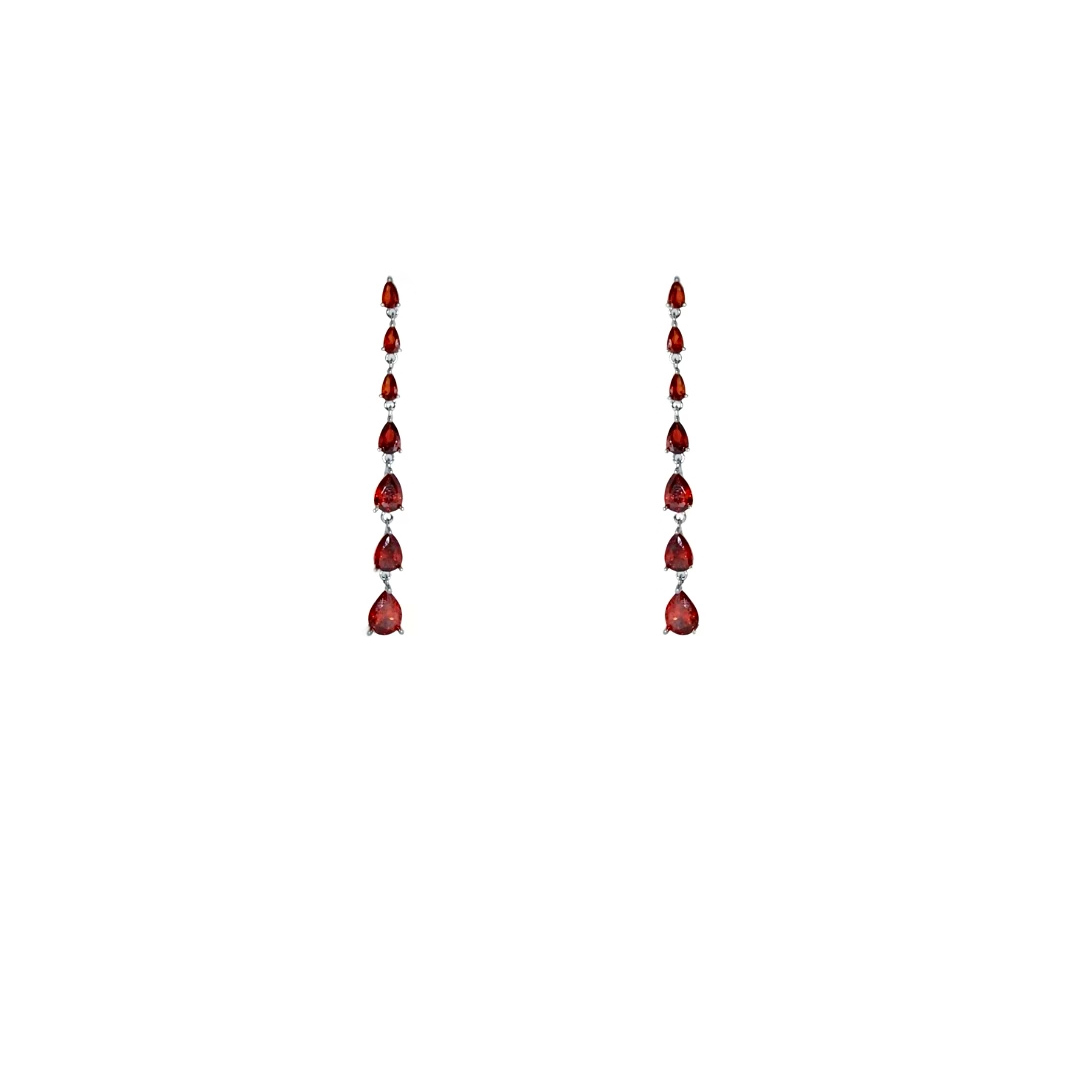 Ruby Drop Earrings