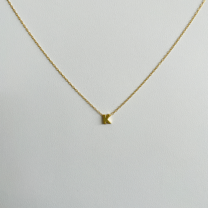 Alphabet Pendant Necklace