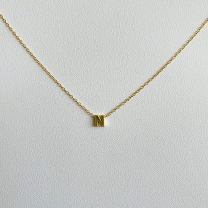 Alphabet Pendant Necklace