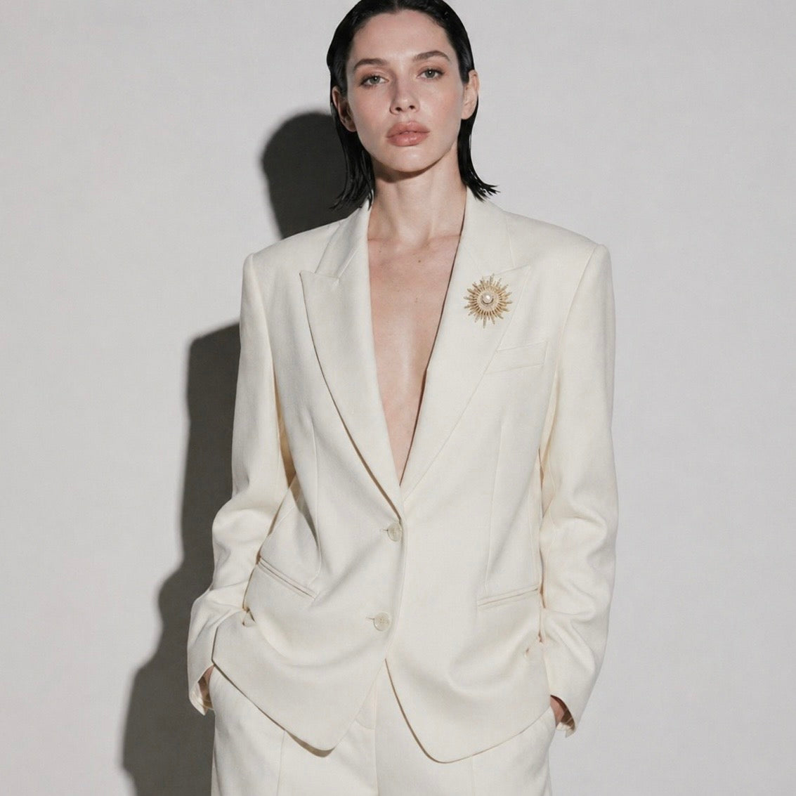 MJ Brooch
