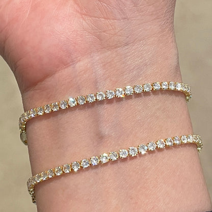 CAMILLE MEDIUM 2mm tennis bracelet