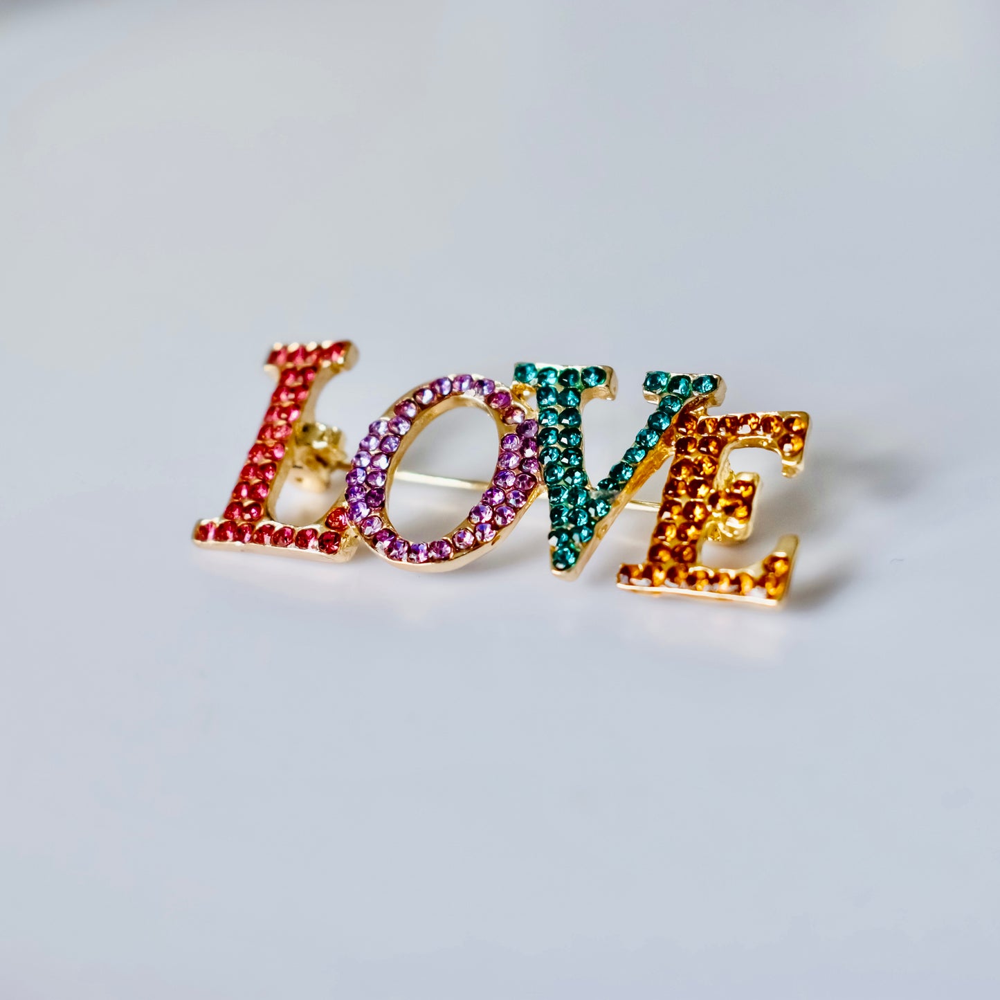 LOVE brooch